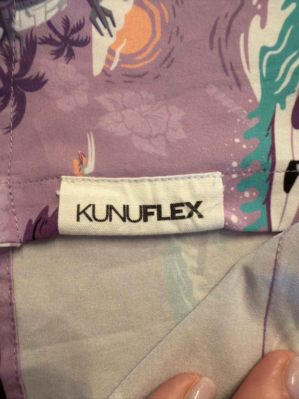 RSVLTS Shredder Shreds TMNT Lavender Shirt Size Medium KUNUFLEX Turtles